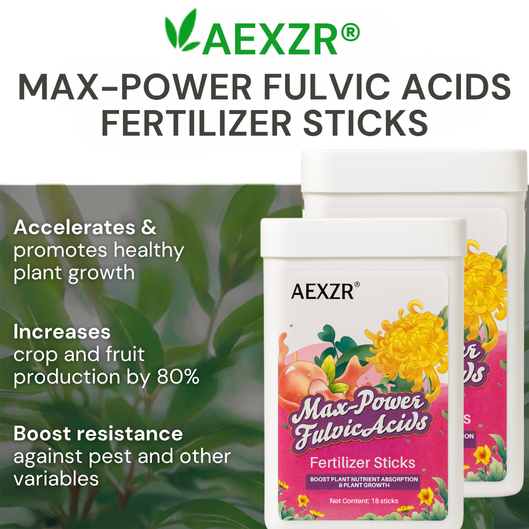AEXZR® Max-Power Fulvic Acids Fertilizer Sticks