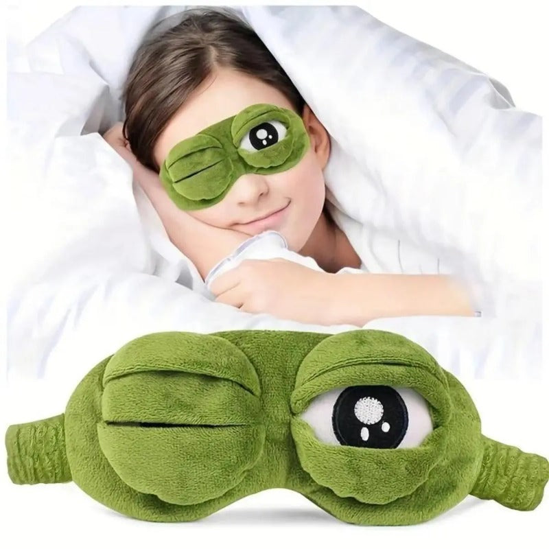 Funny 3D Frog Sleep Mask