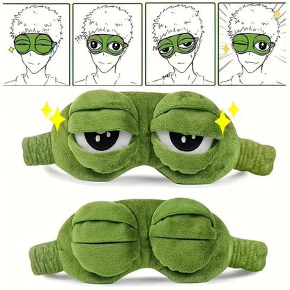 Funny 3D Frog Sleep Mask