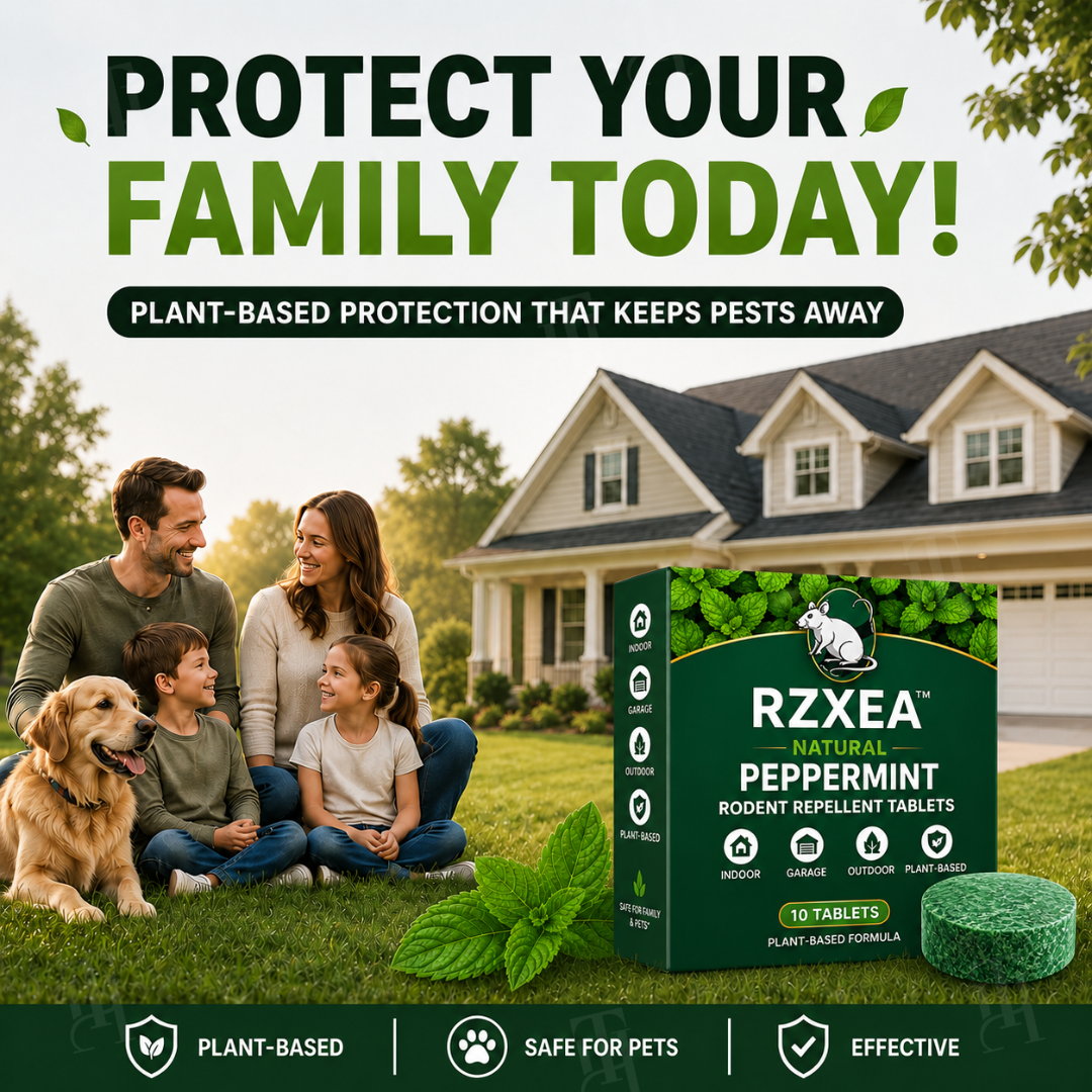 RZXEA™  Natural Peppermint Rodent Repellent Tablets