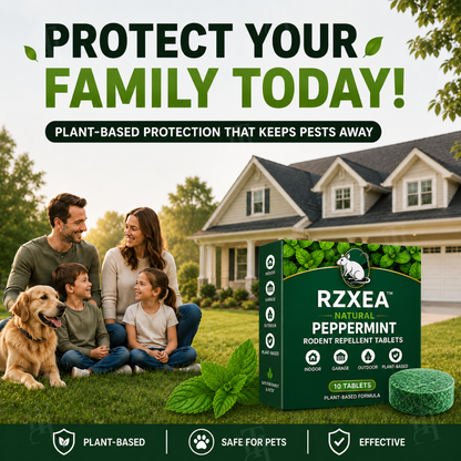 RZXEA™  Natural Peppermint Rodent Repellent Tablets