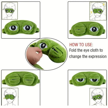 Funny 3D Frog Sleep Mask