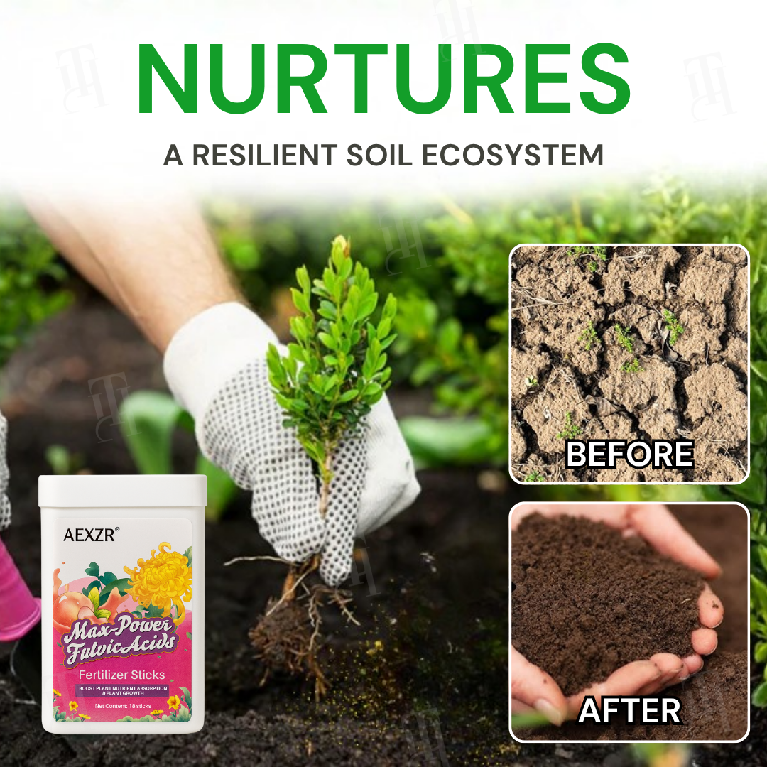 AEXZR® Max-Power Fulvic Acids Fertilizer Sticks