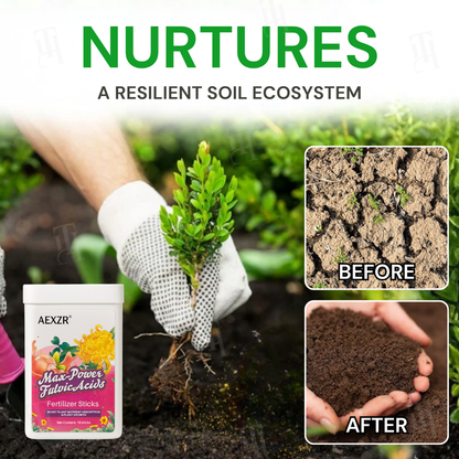 AEXZR® Max-Power Fulvic Acids Fertilizer Sticks