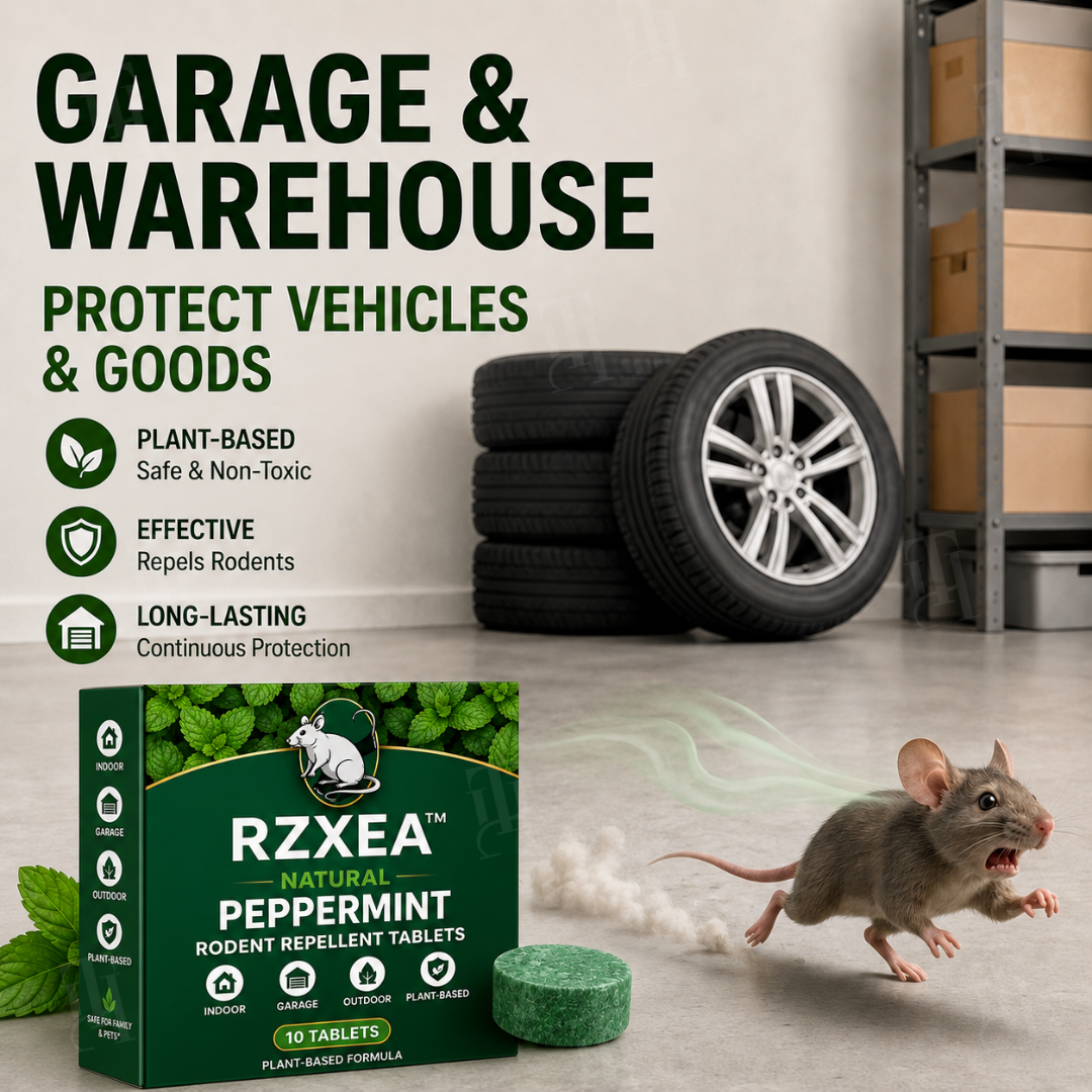 RZXEA™  Natural Peppermint Rodent Repellent Tablets