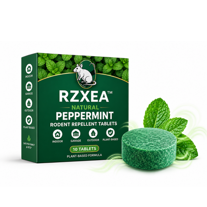 RZXEA™  Natural Peppermint Rodent Repellent Tablets