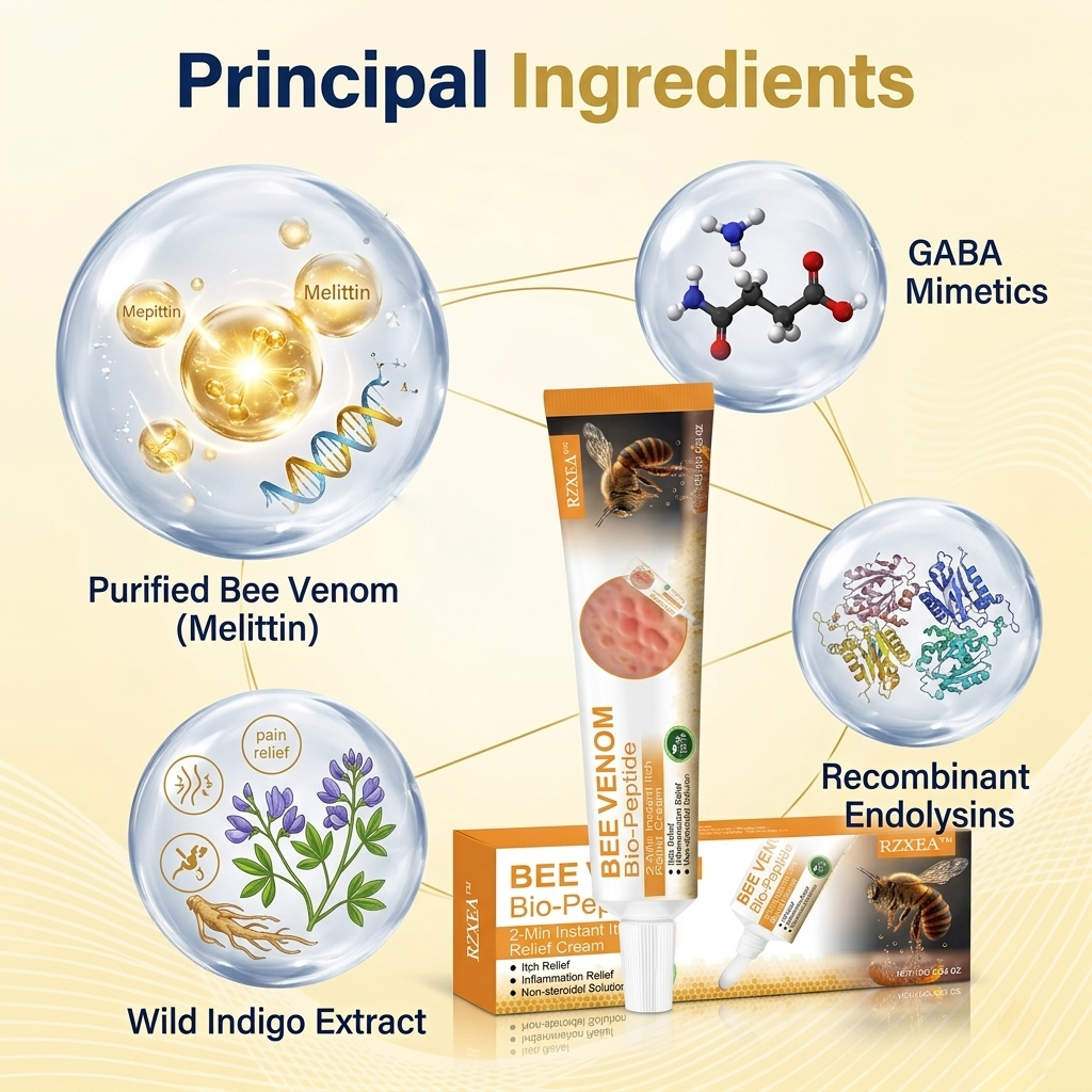 RZXEA™ Bee Venom Bio-Peptide 2-Min Instant Itch Relief Cream